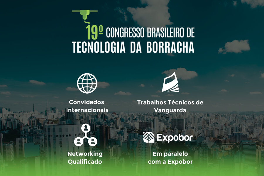 O 19º Congresso Brasileiro de Tecnologia da Borracha foi um sucesso