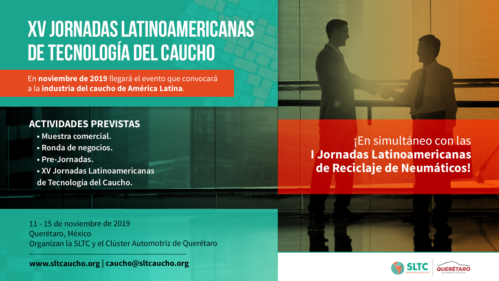 SLTC organiza as XV Jornadas Latinoamericanas del Caucho