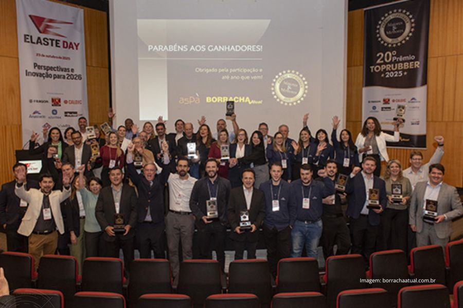 Nitriflex é eleita a melhor empresa de borrachas no TopRubber 2025